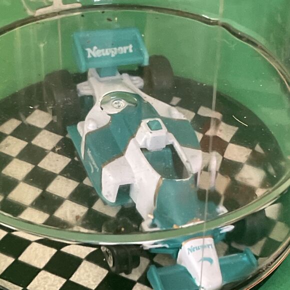 Vtg NEWPORT Cigarettes Grand Prix Racing Car Drinking Glasses Lot of 4 New! - Picture 5 of 9